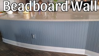 Beadboard Wall on Kitchen Island [upl. by Pearce]