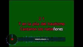 Karaoke  Las mañanitas versión ranchera  Tono bajo [upl. by Aerdma]