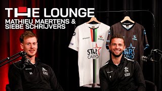 THE LOUNGE  Mathieu Maertens amp Siebe Schrijvers over hun vriendschap Oscar Garcia en kapitein zijn [upl. by Fineman586]