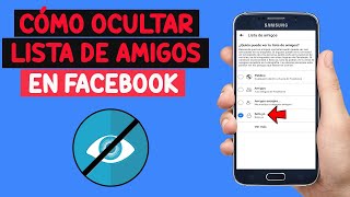 Cómo Ocultar Mi lista de Amigos 👥 en FACEBOOK desde Celular [upl. by Kovacs]