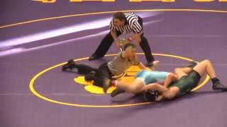 2016 NYSPHSAA D1 Wrestling Championships 195 lb Quarter Final [upl. by Storm833]