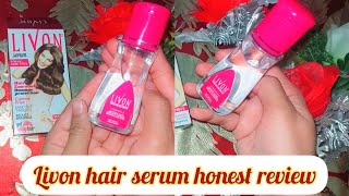 livon hair serum honest reviewhair erum for frizzy ampcurly hair to silky hair review [upl. by Chalmers]