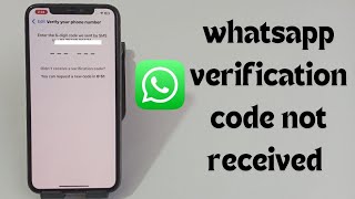 Whats App Not Sending Verification Code on iPhone [upl. by Lance685]