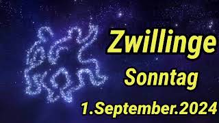 horoskop Zwillinge Sonntag 1 September 2024 [upl. by Netram]