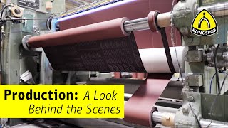 Abrasive Production A Look behind the Scenes  KLINGSPOR Abrasives USA [upl. by Viviyan334]