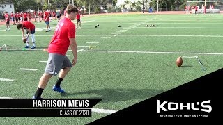 2 Ranked Kicker 10 Punter in America  Harrison Mevis  Kohls Kicking Camps [upl. by Ennazus]