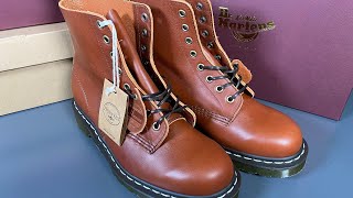 DR MARTENS MOST EXPENSIVE BOOT Pascal Horween Leather quot1460quot Made In England [upl. by Eidob]