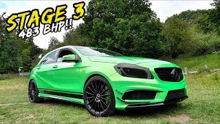 THIS STAGE 3 483BHP A45 AMG IS MADNESS UKS FASTEST [upl. by Rhett]