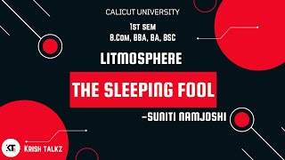 Calicut University 1st Sem Litmosphere The Adventure Of the Retired Colour man Summary Part 1 [upl. by Aetnahc215]