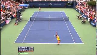 Svetlana Kuznetsova vs Elena Baltacha 2011 US Open Highlights [upl. by Freiman]