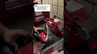 We get them sharpened every 5 skates or so howto sledhockey blades sharpened [upl. by Vaas13]