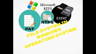 File System In Windows Operating SystemFATEXFATNTFS amp REFSTheir Differences [upl. by Veedis]