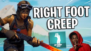 Fortnite Montage  quotRIGHT FOOT CREEPquot NBA YoungBoy NEW GET GRIDDY EMOTE [upl. by Lisha917]