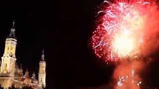 TRACA FINAL FIN DE FIESTAS DEL PILAR 2014 ZARAGOZA [upl. by Yllus584]