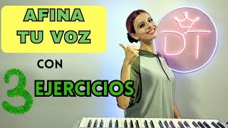 EJERCICIOS PARA AFINAR LA VOZ  CÓMO CANTAR AFINADO  Clases de canto desde cero  Vocalización [upl. by Dev]