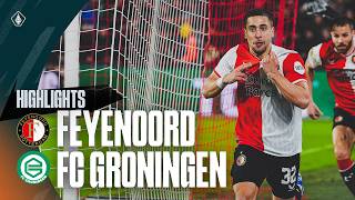 ONTO THE CUP FINAL  Highlights Feyenoord – FC Groningen  TOTO KNVB Beker 20232024 [upl. by Eisteb147]