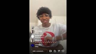 Diorsantana previews some heat from the vault on IG LIVE🔥 [upl. by Ardelia]