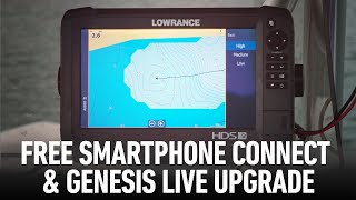 Lowrance Smartphone Connect and Genesis Live Software Upgrade Walkthrough [upl. by Denby]