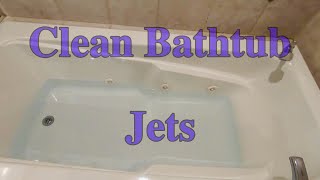 Sterilizing Cleaning and Disinfecting Jetted Bathtub New Home [upl. by Arahsal298]