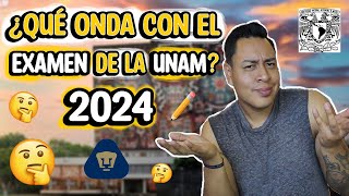 ¿Qué onda con el EXAMEN de la UNAM 2024 Convocatoria Registro Examen [upl. by Rednael]