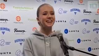 Kamila Valieva Funny Interview [upl. by Bianca]