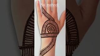 Beautiful lines shape mehndi design🎊  মেহেন্দি ডিজাইন mehndi মেহেন্দি bridal henna মেহেদি [upl. by Uv713]