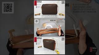 michael kors jet set item signature large crossbody luggage I review I unboxing I highlights shorts [upl. by Nolahc]