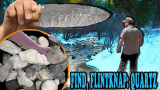 The Adventure to find HIGH quality Quartz and Quartzite Arrowheads stone tools Directors cut HD [upl. by Agathy]