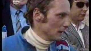 Formula One Lauda and Montezemolo interview 1974 [upl. by Fina460]