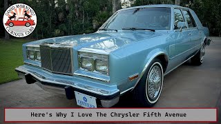 The Chrysler Fifth Avenue Was More Than Just Empty Bling and I Love It [upl. by Nilesoy304]