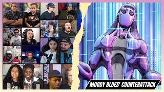 quotMoody Blues CounterattackquotJojo Bizarre Adventure Golden Wind Episode 06 REACTION MASHUP [upl. by Darrick]