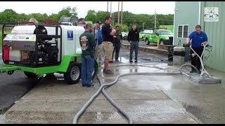 SERVPRO training day hot water pressure washer trailer with wastewater recycling amp accessories [upl. by Refinne]