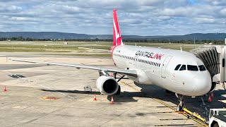 Onboard the QantasLink Airbus A320 from Perth to Kalgoorlie [upl. by Claudie290]