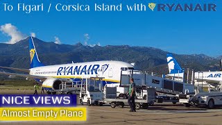 FLIGHT REPORT Toulouse to Figari  Corsica Island with Ryanair 737800 [upl. by Rima829]