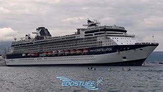 Celebrity Constellation departing Port of Split 61015  Croatia HD [upl. by Asyal]