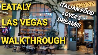 Eataly Las Vegas Tour  At Park MGM [upl. by Hitoshi]