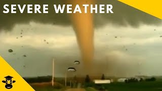 Compilation of severe weather  Tornado Hurricane Dust Storm Thunderstorm [upl. by Lewes907]