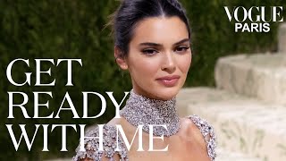 Kendall Jenner dévoile les secrets de son look pour le Met Gala  Get Ready With Me  Vogue Paris [upl. by Eilloh]