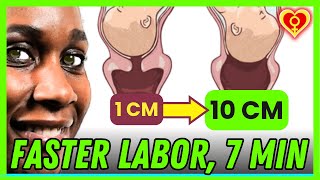 How to DILATE Cervix Faster 7 min Workout by a DOCTOR Induce Labor NATURALLY SPEED up Labor S1 E5 [upl. by Jillene]