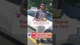 Passed G2 Road Test in Orangeville canada roadtest drivingtest canadiandrivingtest [upl. by Yanffit]