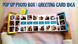 Pop Up Photo Box  Handmade Greeting Card Idea [upl. by Adabel]