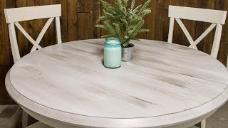 Easy Gray Barnwood Paint Effect Tutorial [upl. by Eltsyrc]