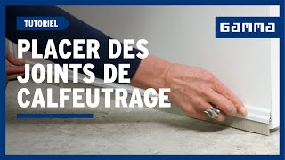 Placez vousmême des joints de calfeutrage en deux temps trois mouvements  GAMMA Belgique [upl. by Blader]