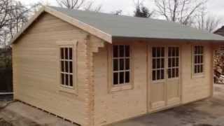 44mm Log Cabin For Sale Manufactured in the Uk  Beats all the competition [upl. by Thema]