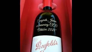 Personalised Penfolds Grange [upl. by Cinimmod]