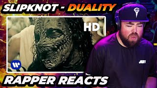 RAPPER REACTS to Slipknot  Duality  FIRST TIME REACTION [upl. by Wahl]