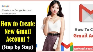 খুব সহজেই জিমেইল অ্যাকাউন্ট খোলার নিয়ম  How to create New Gmail Account step by step [upl. by Hgielyk622]