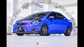 VIOS Turbo 200hp  Run 1NZ BOLT ON  TUNED BY QSR AUTOWORKS [upl. by Mel]