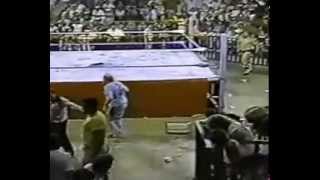 Bruiser Brody Vs Abdullah The Bucther WWC His Last Match [upl. by Nuarb]