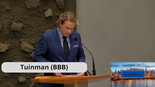 Tuinman BBB quotDe BESTE verdediging van oorlog is voedsel zonder BOEREN win je GEEN oorlogquot [upl. by Hteb]